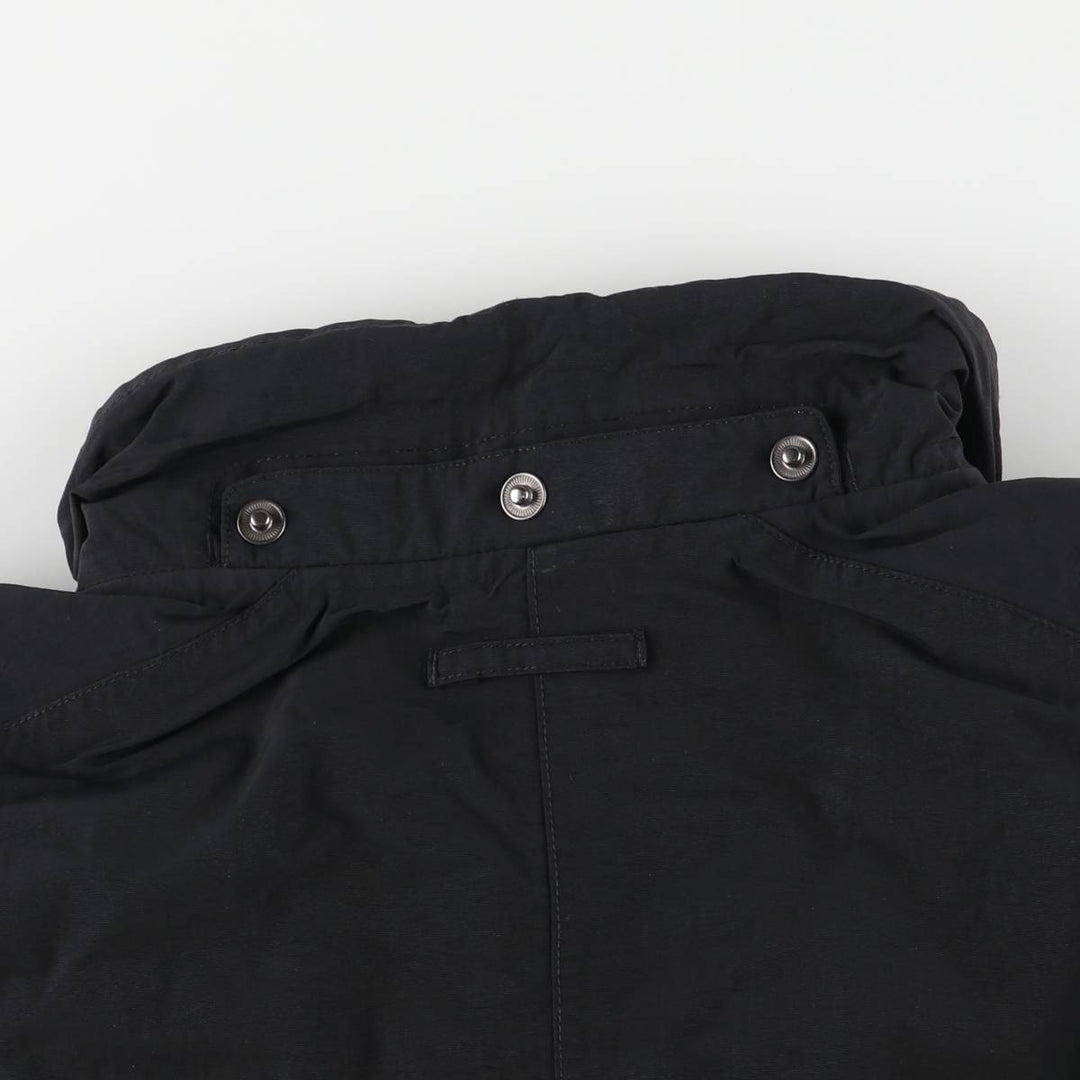 LANDS' END padded puffer jacket Nylon black type Vintage Second Hand