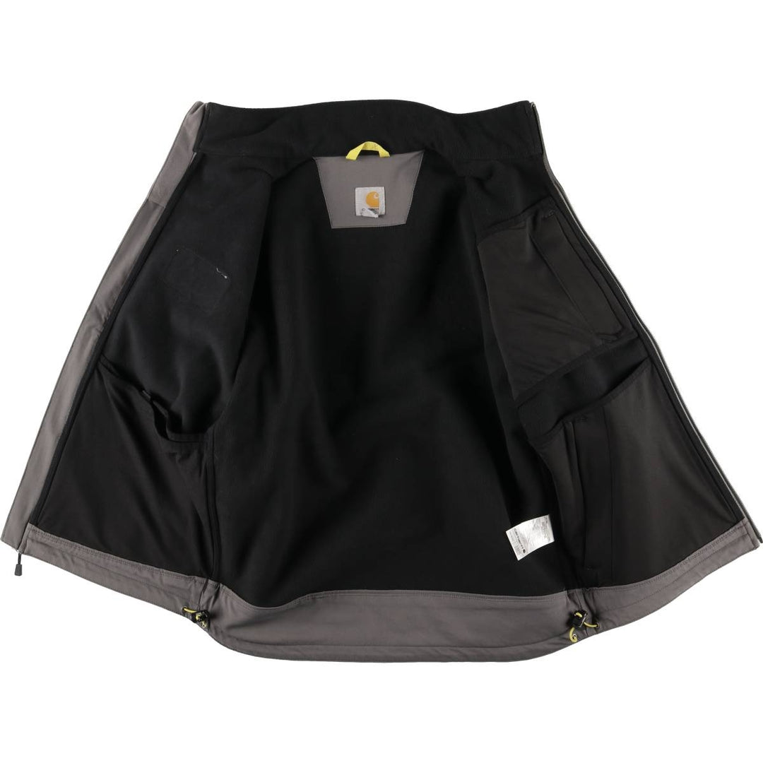 Carhartt Softshell Jacket, Men's Size M Nylon gray type Vintage Second Hand