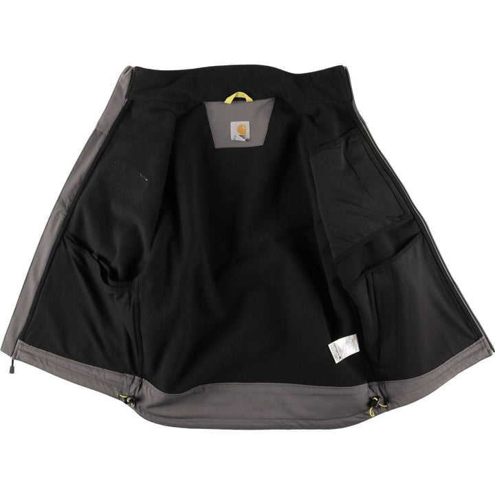 Carhartt Softshell Jacket, Men's Size M Nylon gray type Vintage Second Hand