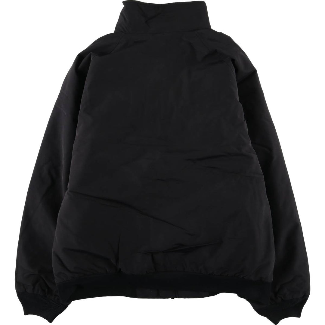 LANDS' END Men's Padded Puffer Jacket (Size L) Nylon black type Vintage Second Hand