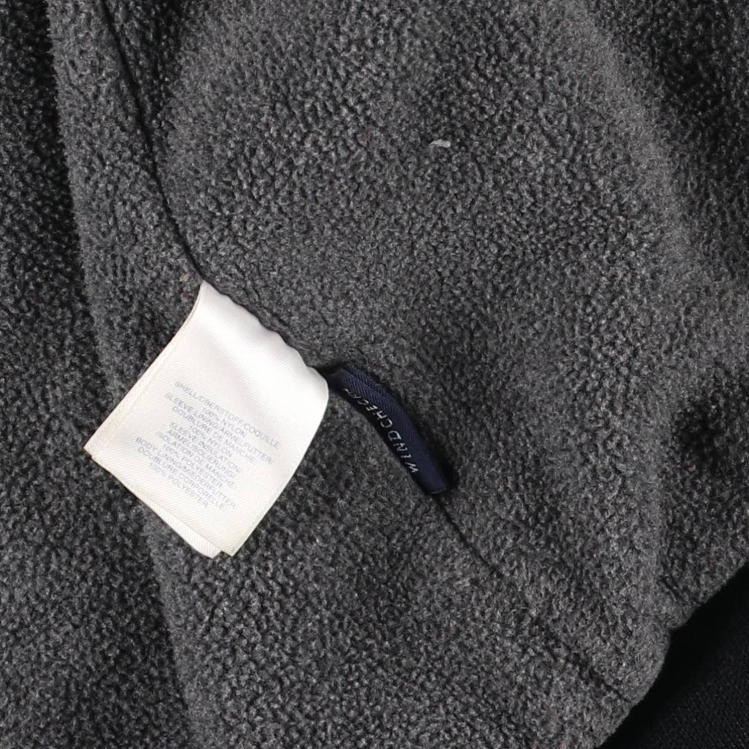 LANDS' END Men's Padded Puffer Jacket (Size L) Nylon black type Vintage Second Hand