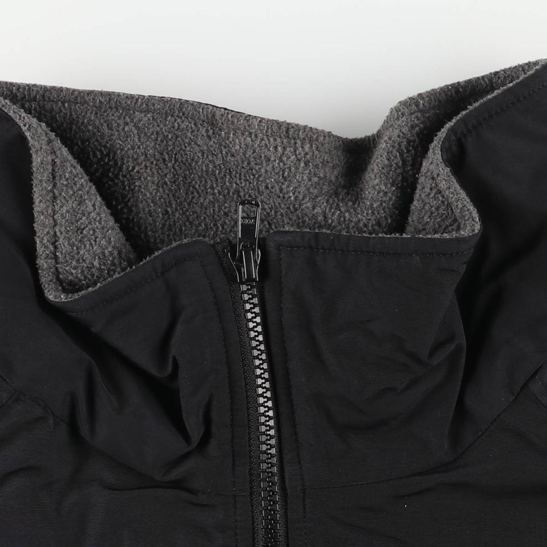 LANDS' END Men's Padded Puffer Jacket (Size L) Nylon black type Vintage Second Hand