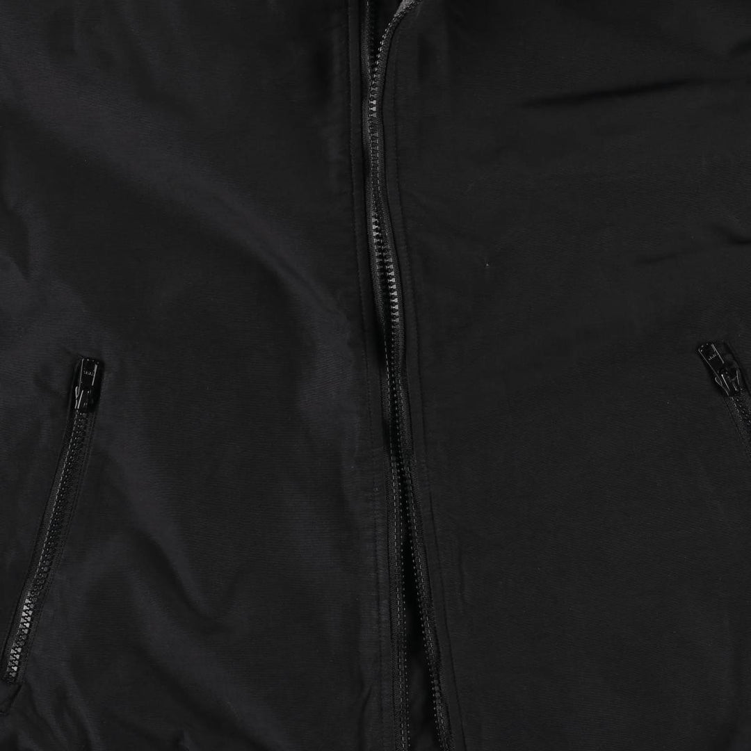 LANDS' END Men's Padded Puffer Jacket (Size L) Nylon black type Vintage Second Hand