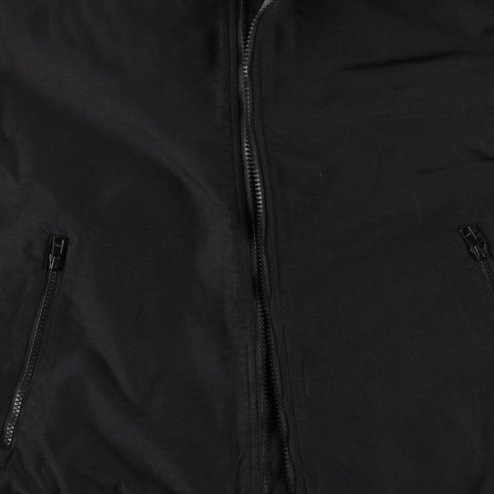 LANDS' END Men's Padded Puffer Jacket (Size L) Nylon black type Vintage Second Hand