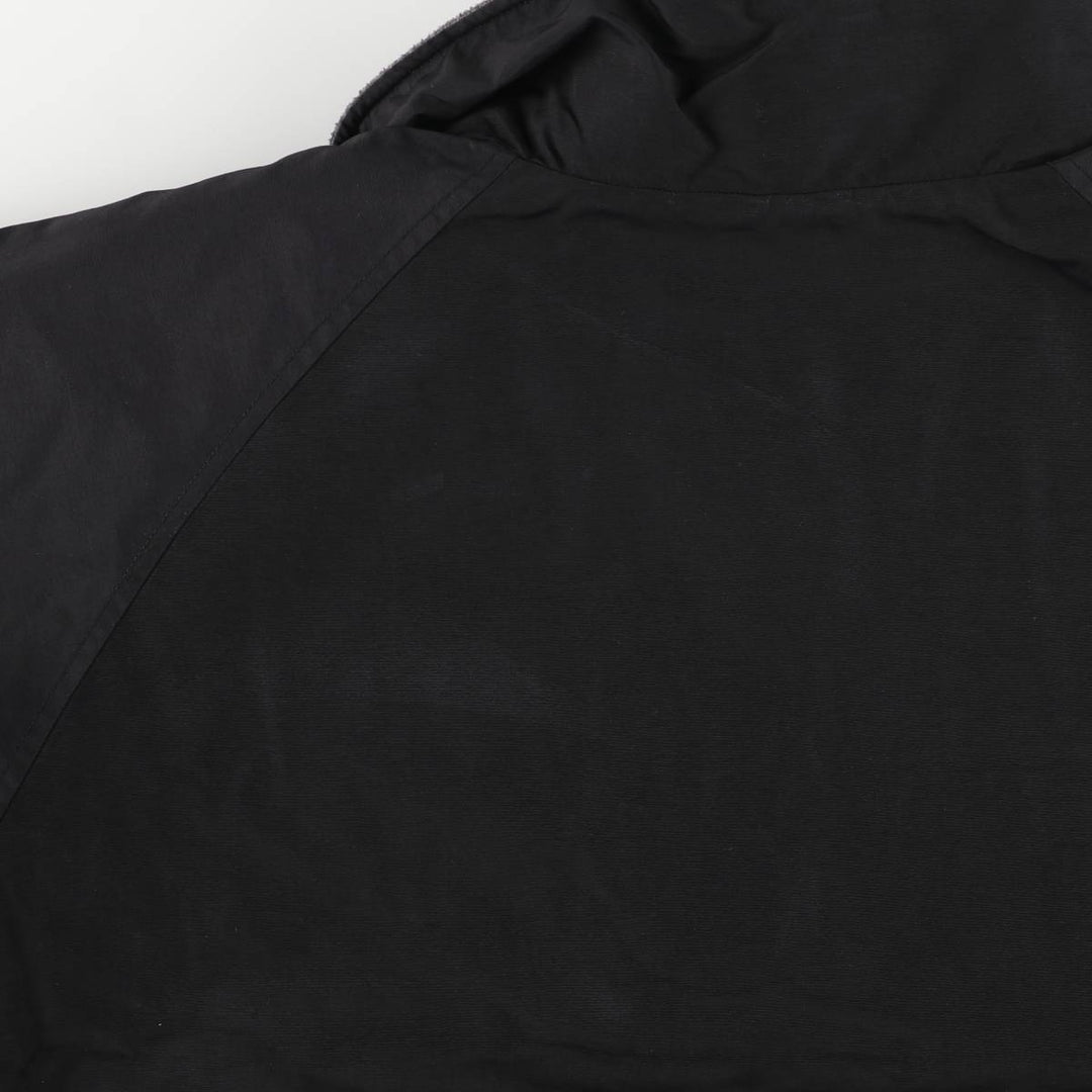 LANDS' END Men's Padded Puffer Jacket (Size L) Nylon black type Vintage Second Hand