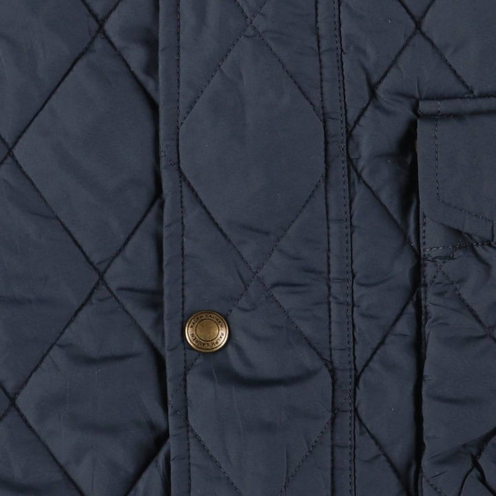 Ralph Lauren POLO RALPH LAUREN Quilted Puffer Jacket, Men's Size XL polyester navy blue type Vintage Second Hand