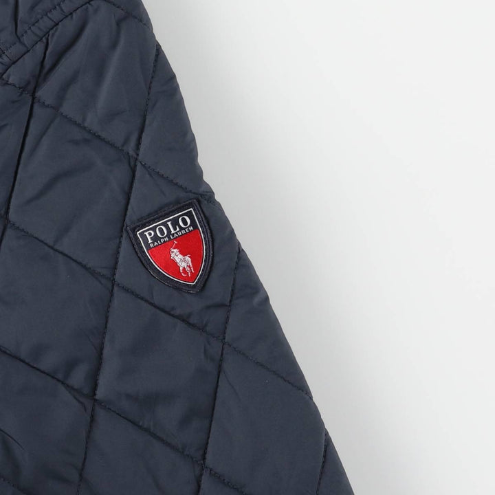 Ralph Lauren POLO RALPH LAUREN Quilted Puffer Jacket, Men's Size XL polyester navy blue type Vintage Second Hand
