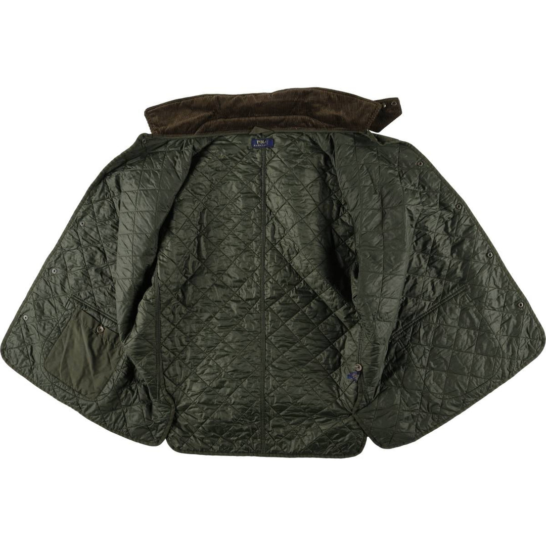 Ralph Lauren POLO RALPH LAUREN Quilted Puffer Jacket, Men's XXL polyester Khaki type Vintage Second Hand