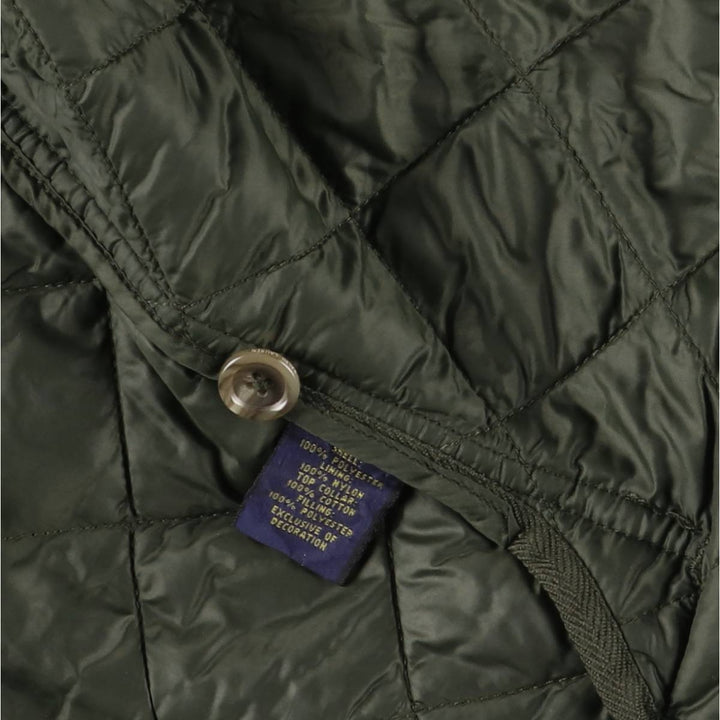 Ralph Lauren POLO RALPH LAUREN Quilted Puffer Jacket, Men's XXL polyester Khaki type Vintage Second Hand