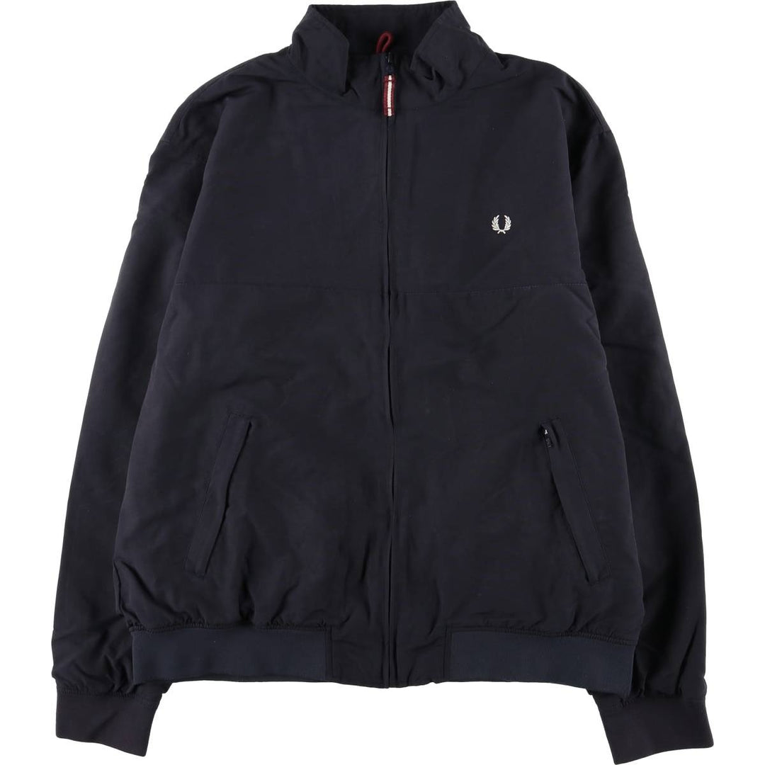 Fred Perry nylon jacket, men's size XL polyamide navy blue type Vintage Second Hand