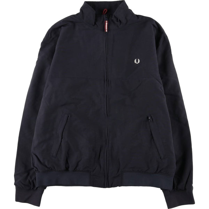 Fred Perry nylon jacket, men's size XL polyamide navy blue type Vintage Second Hand