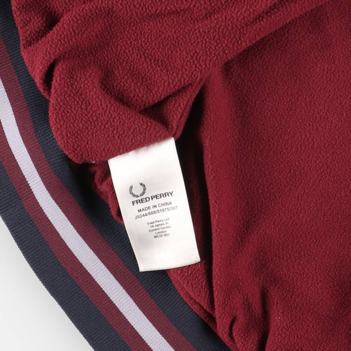 Fred Perry nylon jacket, men's size XL polyamide navy blue type Vintage Second Hand