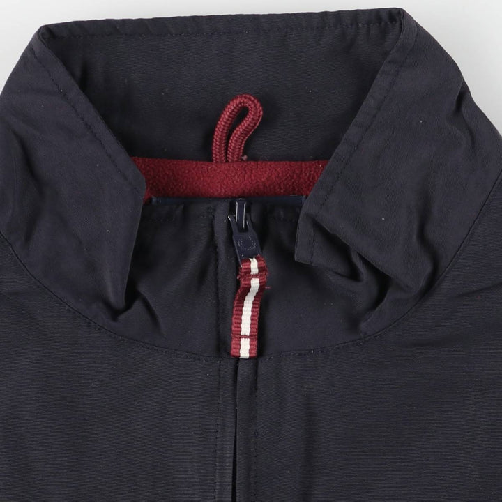Fred Perry nylon jacket, men's size XL polyamide navy blue type Vintage Second Hand