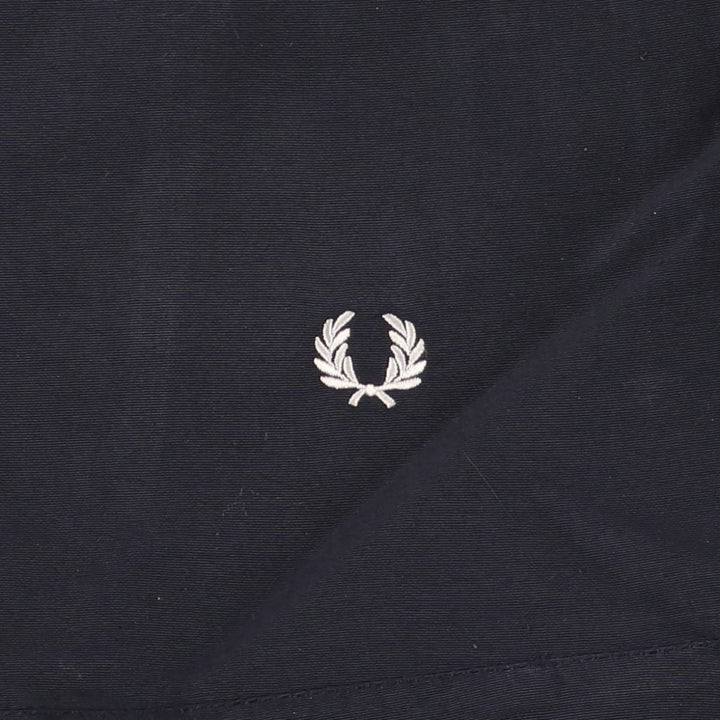 Fred Perry nylon jacket, men's size XL polyamide navy blue type Vintage Second Hand
