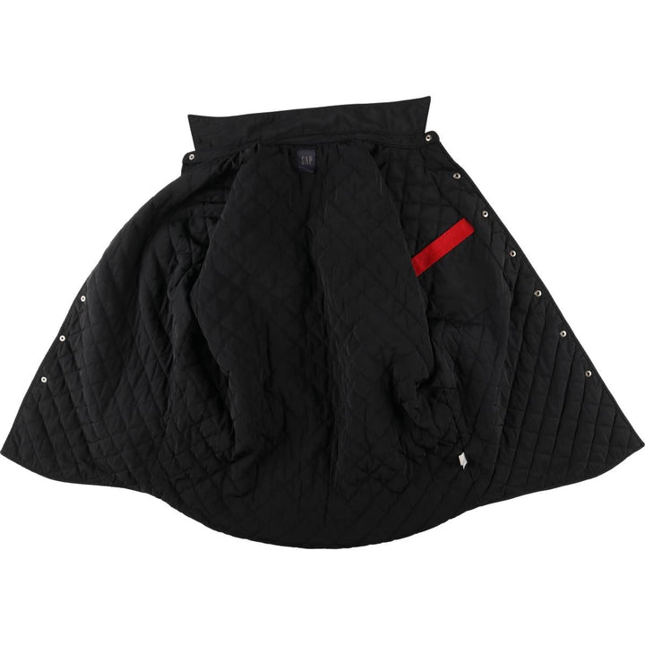 GAP Men's Padded Puffer Jacket, Size M polyester black type Vintage Second Hand