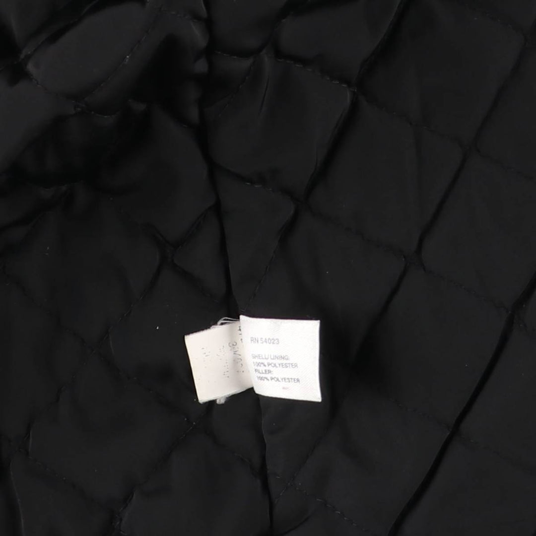 GAP Men's Padded Puffer Jacket, Size M polyester black type Vintage Second Hand