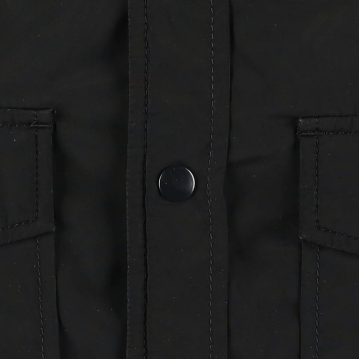 GAP Men's Padded Puffer Jacket, Size M polyester black type Vintage Second Hand