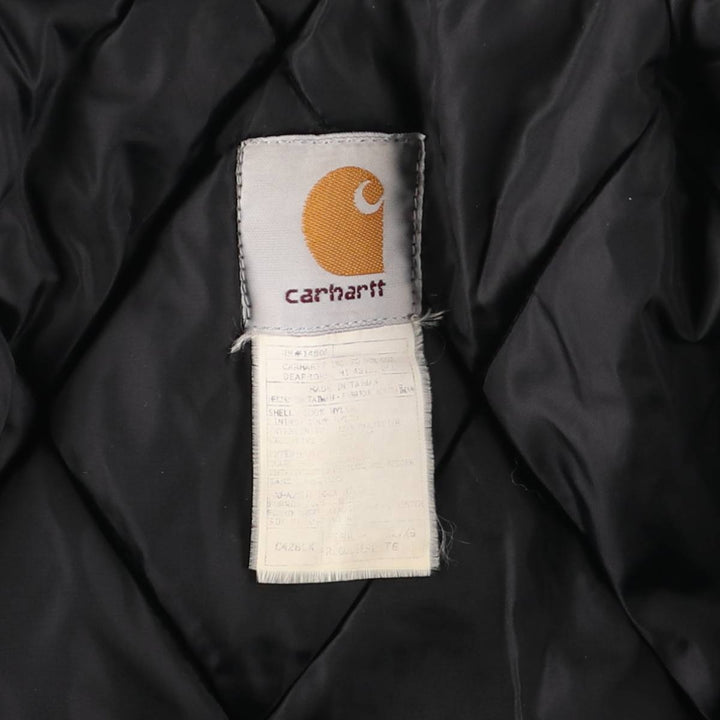 Carhartt padded puffer jacket, men's size XL Nylon black type Vintage Second Hand