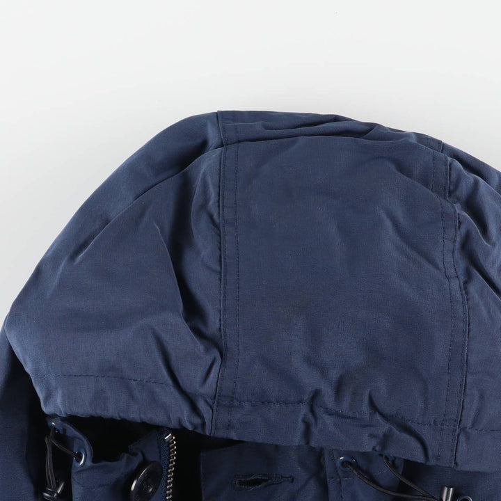 Fred Perry FRED PERRY padded hoodie puffer jacket, men's size M polyamide navy blue type Vintage Second Hand