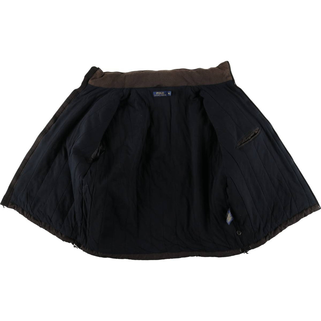 Ralph Lauren POLO RALPH LAUREN padded puffer jacket, men's size XL polyester brown type Vintage Second Hand