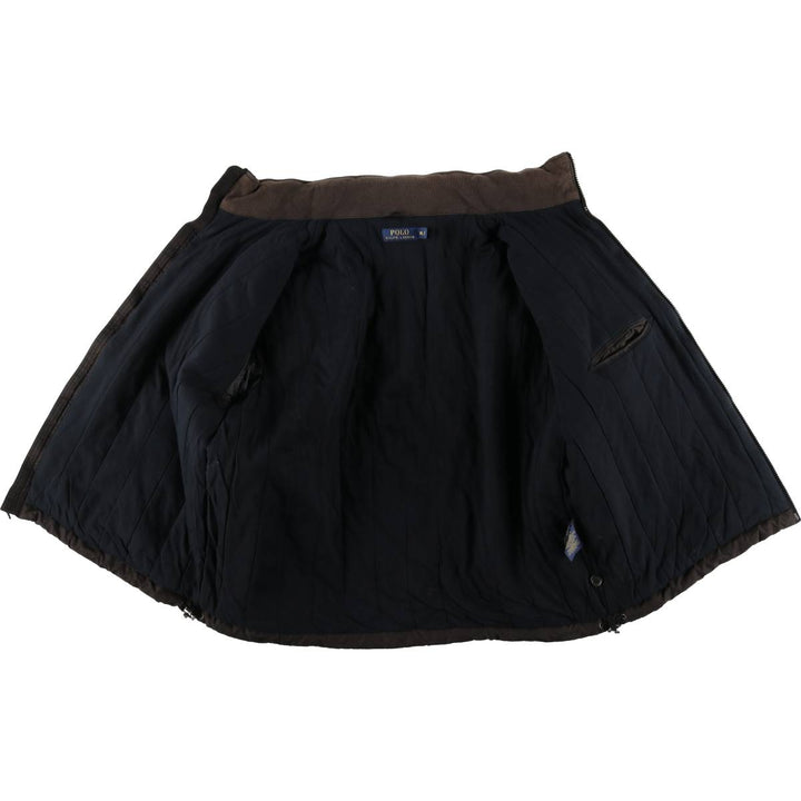 Ralph Lauren POLO RALPH LAUREN padded puffer jacket, men's size XL polyester brown type Vintage Second Hand