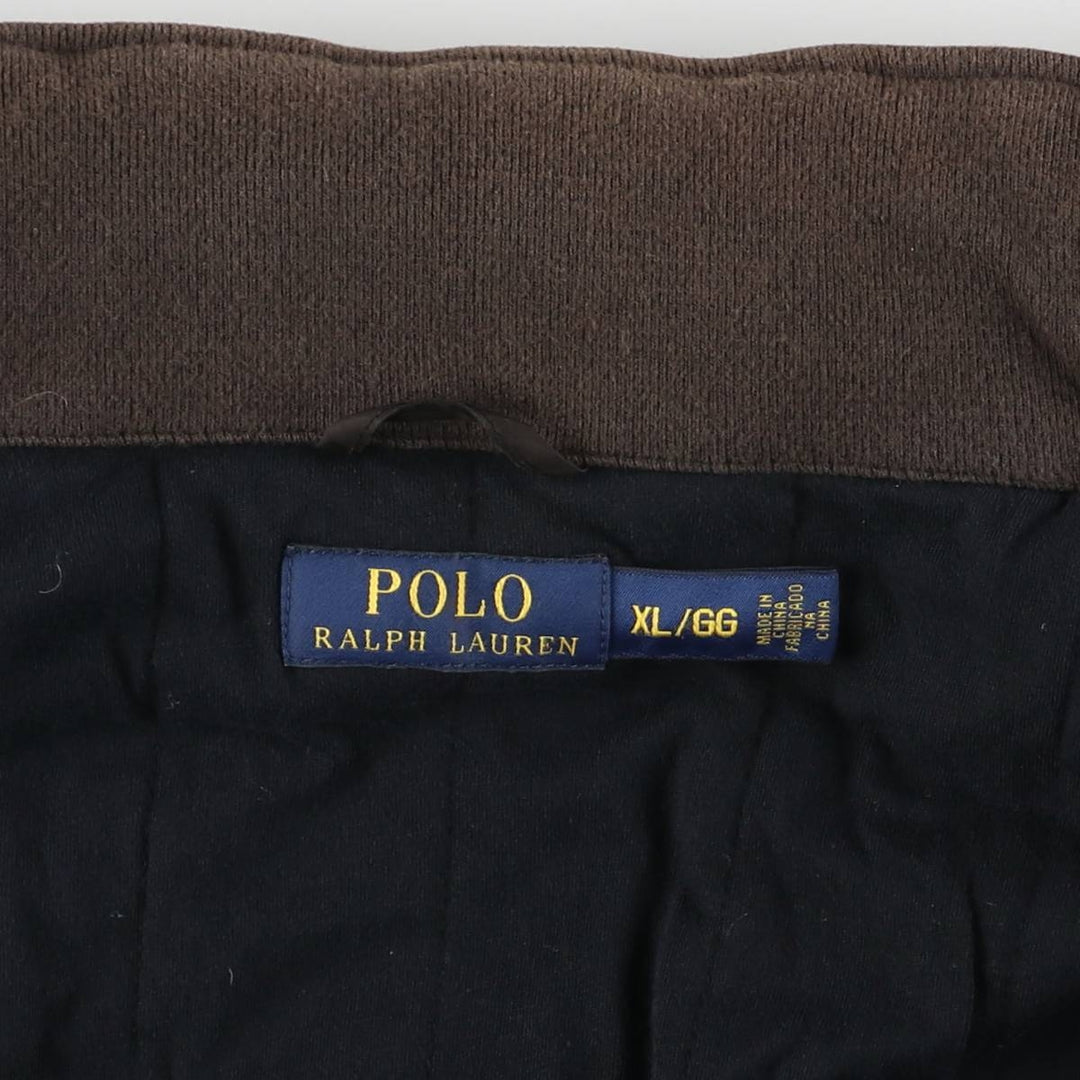 Ralph Lauren POLO RALPH LAUREN padded puffer jacket, men's size XL polyester brown type Vintage Second Hand