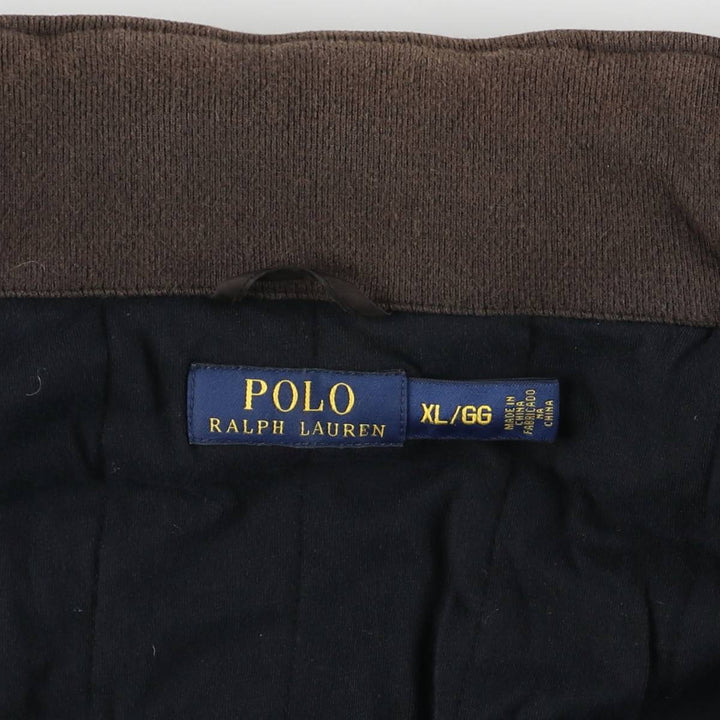 Ralph Lauren POLO RALPH LAUREN padded puffer jacket, men's size XL polyester brown type Vintage Second Hand