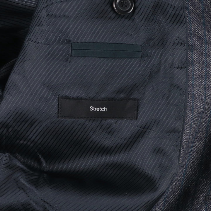 Hugo Boss Striped Wool Tailored Jacket, Men's Size L wool gray type Vintage Second Hand