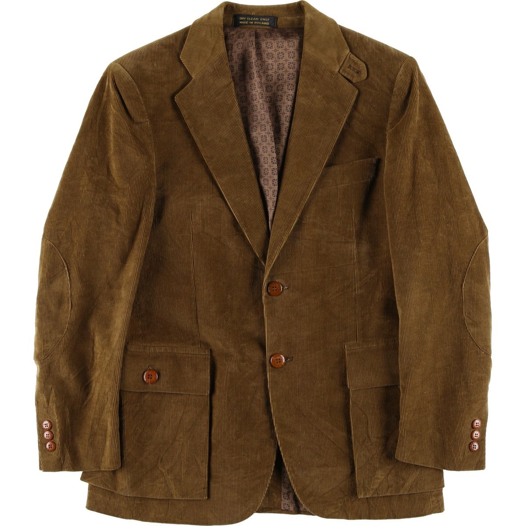 ANDERSON-LITTLE Corduroy Tailored Jacket, Men's Size Small unclear brown type Vintage Second Hand