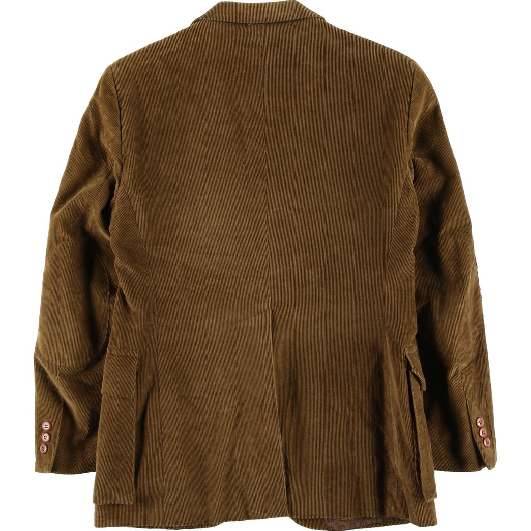 ANDERSON-LITTLE Corduroy Tailored Jacket, Men's Size Small unclear brown type Vintage Second Hand