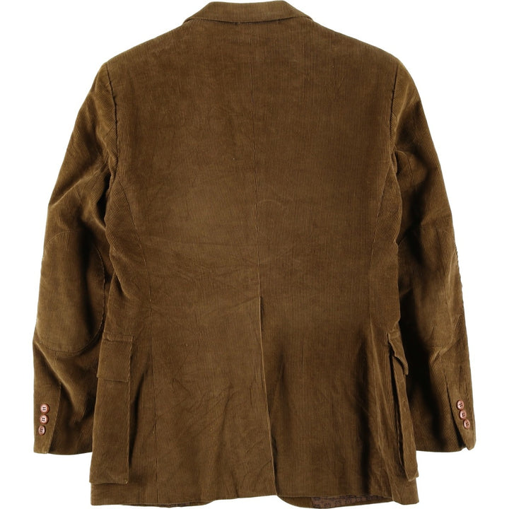 ANDERSON-LITTLE Corduroy Tailored Jacket, Men's Size Small unclear brown type Vintage Second Hand