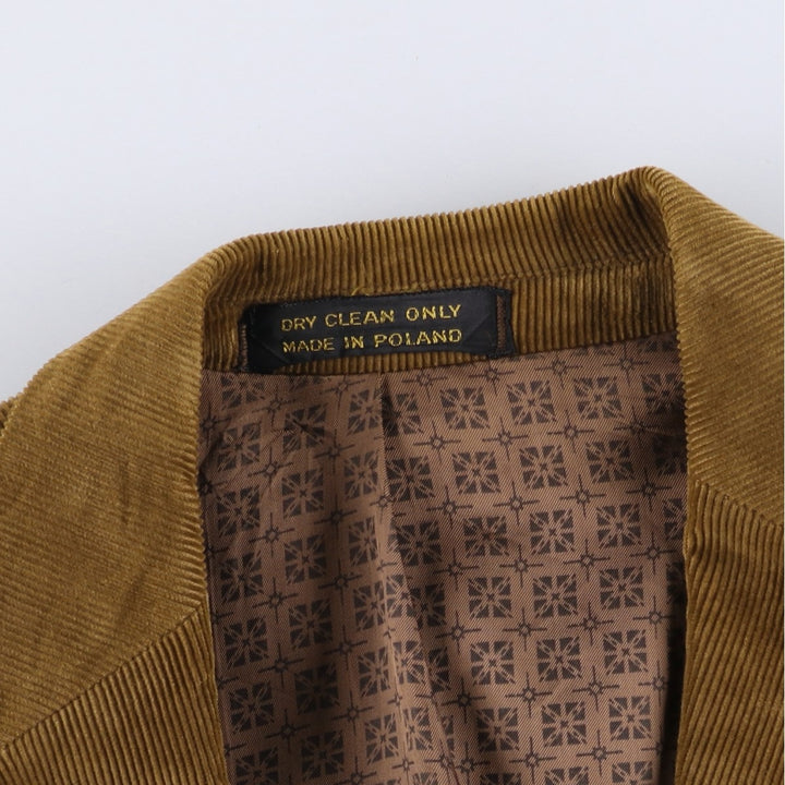 ANDERSON-LITTLE Corduroy Tailored Jacket, Men's Size Small unclear brown type Vintage Second Hand