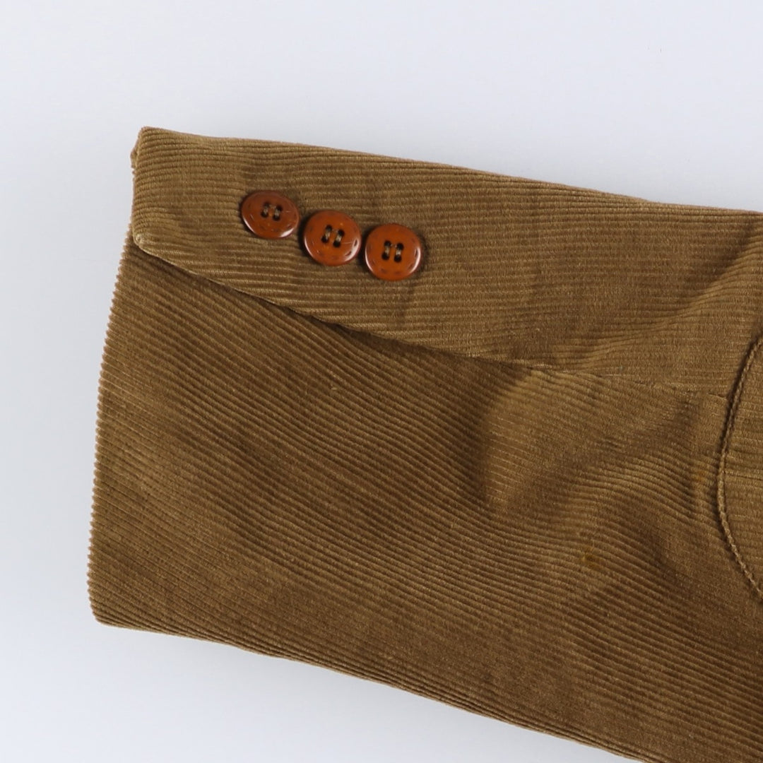 ANDERSON-LITTLE Corduroy Tailored Jacket, Men's Size Small unclear brown type Vintage Second Hand