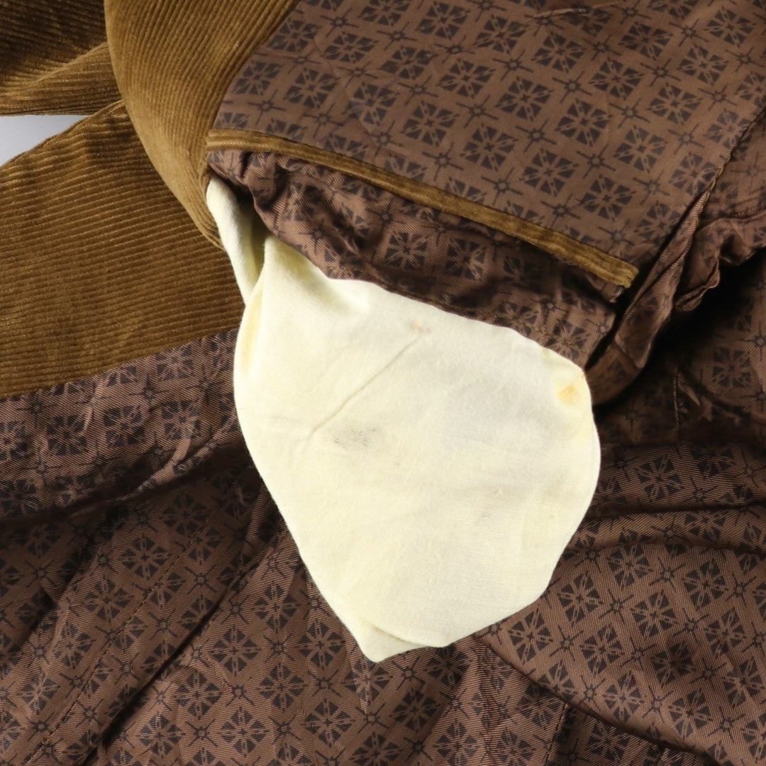 ANDERSON-LITTLE Corduroy Tailored Jacket, Men's Size Small unclear brown type Vintage Second Hand