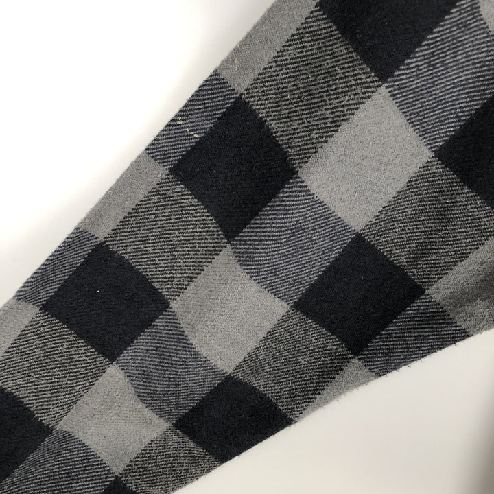 FIELD AND STREAM Buffalo Check Long Sleeve Flannel Check Shirt, Men's Size L cotton black type Vintage Second Hand