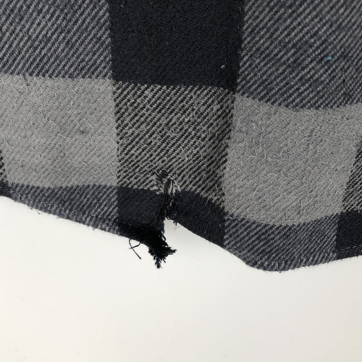 FIELD AND STREAM Buffalo Check Long Sleeve Flannel Check Shirt, Men's Size L cotton black type Vintage Second Hand