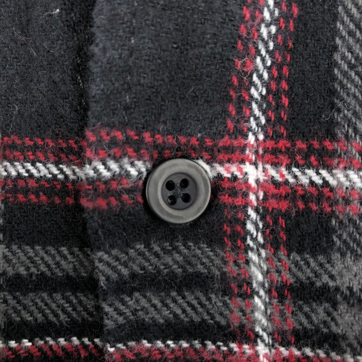 Dickies Long Sleeve Flannel Check Shirt, Men's, XXL cotton black type Vintage Second Hand