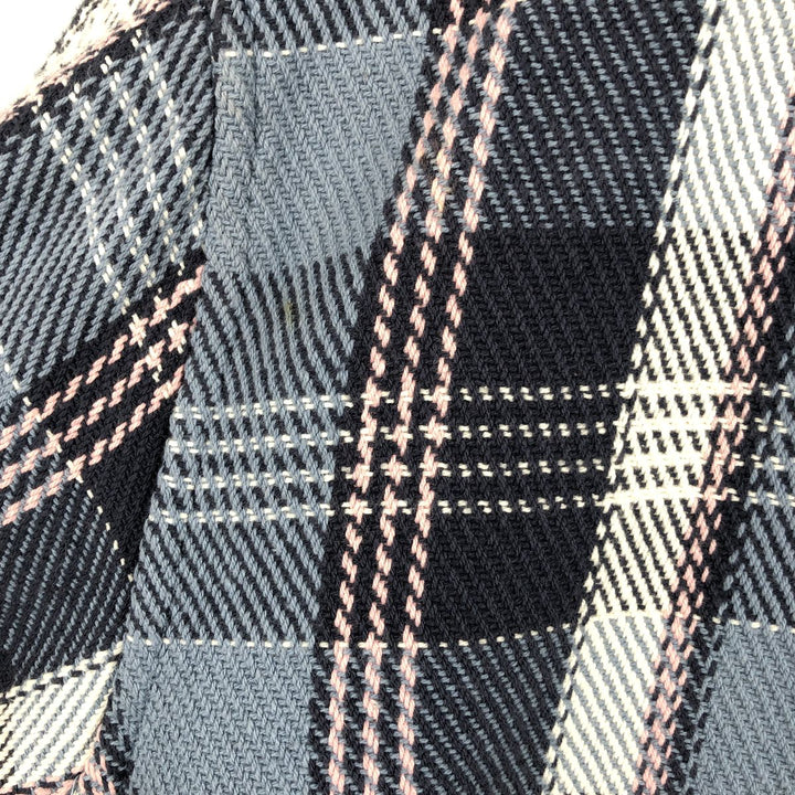 2000'S GAP Standard Fit Long Sleeve Heavy Flannel Check Shirt, Men's Size XL cotton Blue type light blue Vintage Second Hand