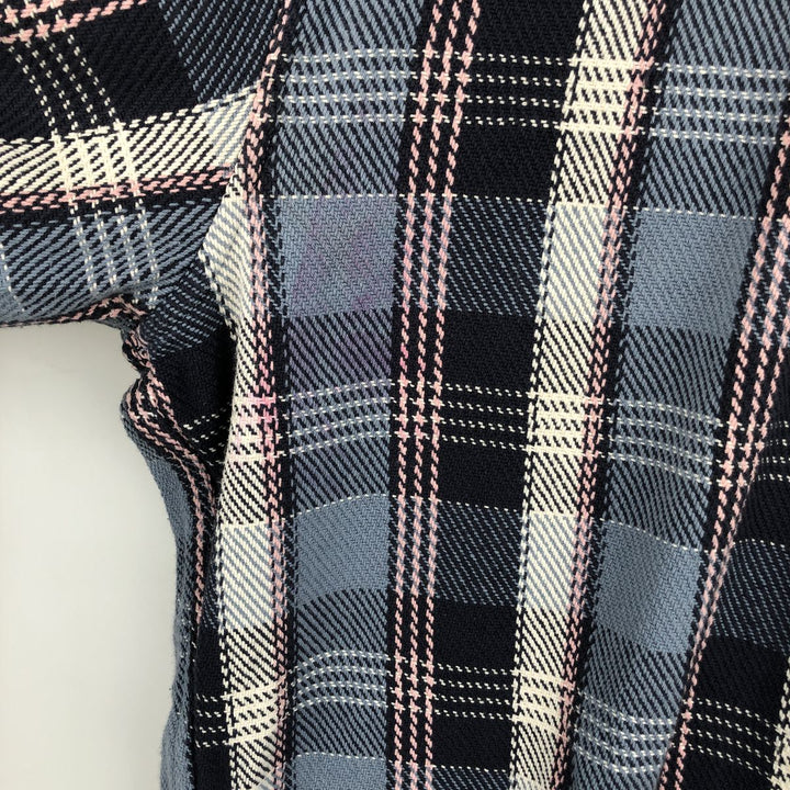 2000'S GAP Standard Fit Long Sleeve Heavy Flannel Check Shirt, Men's Size XL cotton Blue type light blue Vintage Second Hand