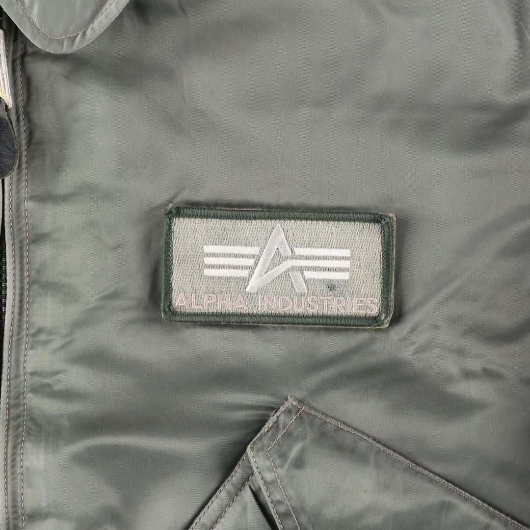 Civilian Alpha CWU-45 Nylon Khaki type Vintage Second Hand