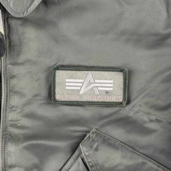 Civilian Alpha CWU-45 Nylon Khaki type Vintage Second Hand