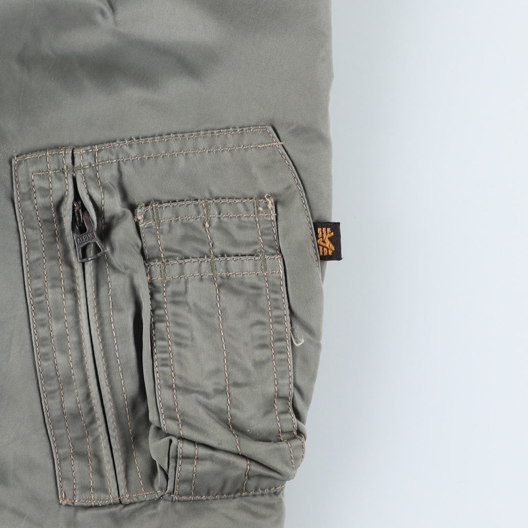 Civilian Alpha CWU-45 Nylon Khaki type Vintage Second Hand