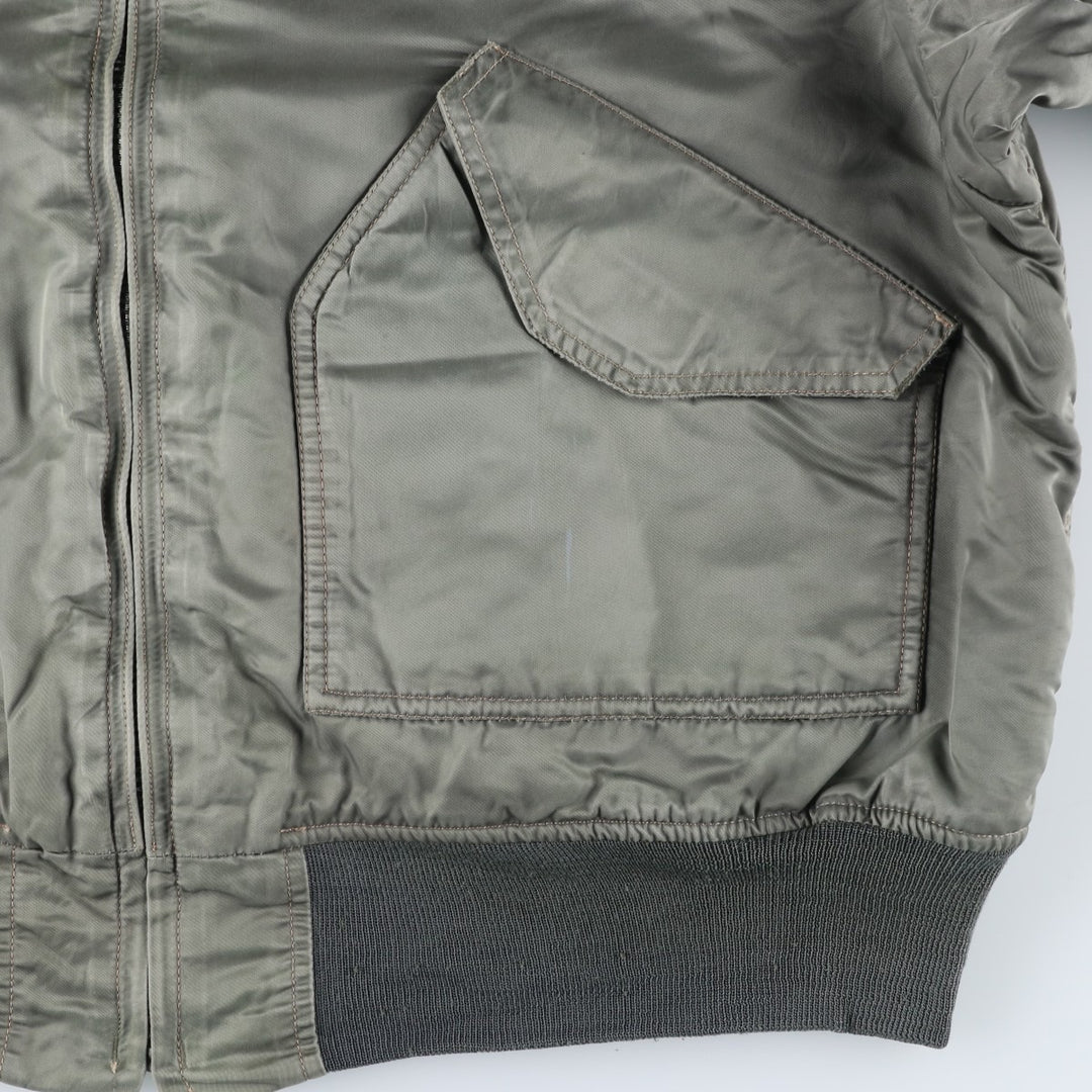 Civilian Alpha CWU-45 Nylon Khaki type Vintage Second Hand