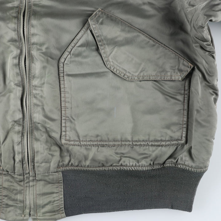 Civilian Alpha CWU-45 Nylon Khaki type Vintage Second Hand