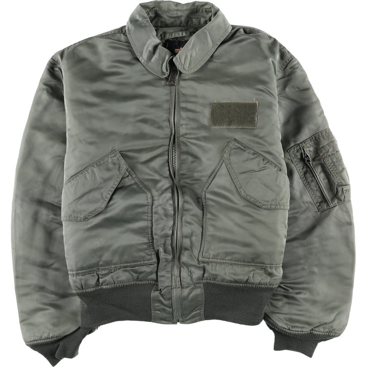 Civilian Alpha CWU-45 Nylon Khaki type Vintage Second Hand