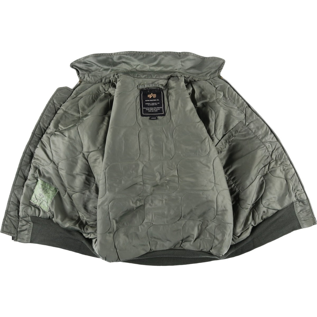 Civilian Alpha CWU-45 Nylon Khaki type Vintage Second Hand