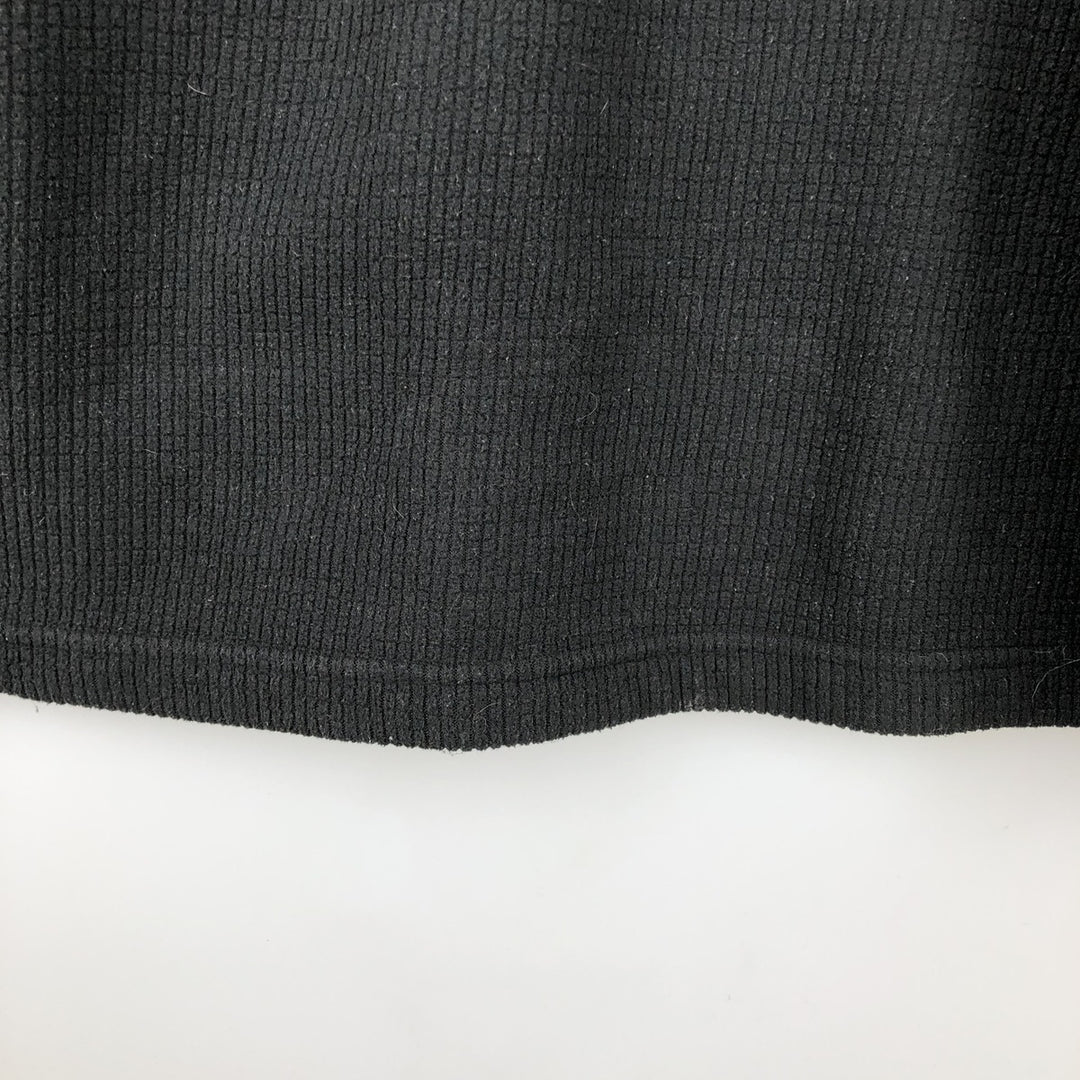 The North Face Half-Zip Fleece Pullover, Men's XL polyester black type Vintage Second Hand