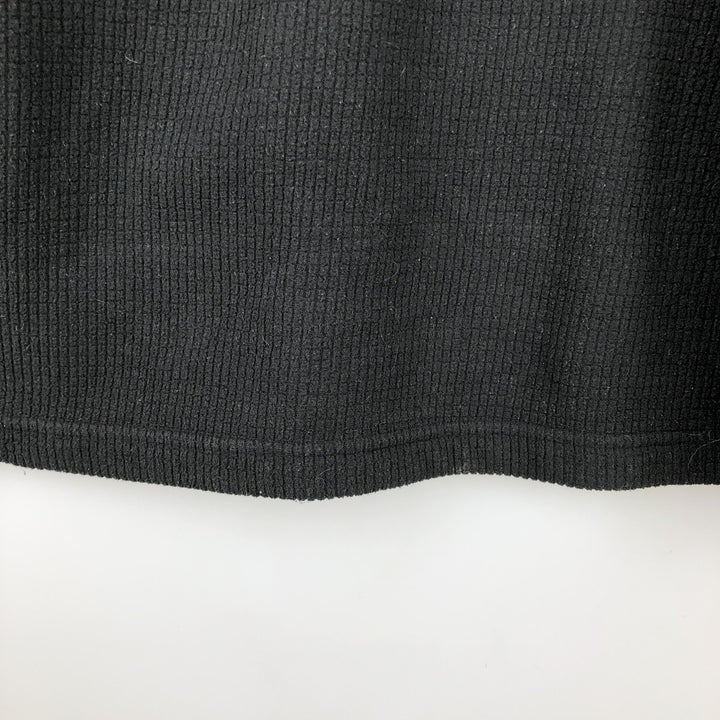 The North Face Half-Zip Fleece Pullover, Men's XL polyester black type Vintage Second Hand