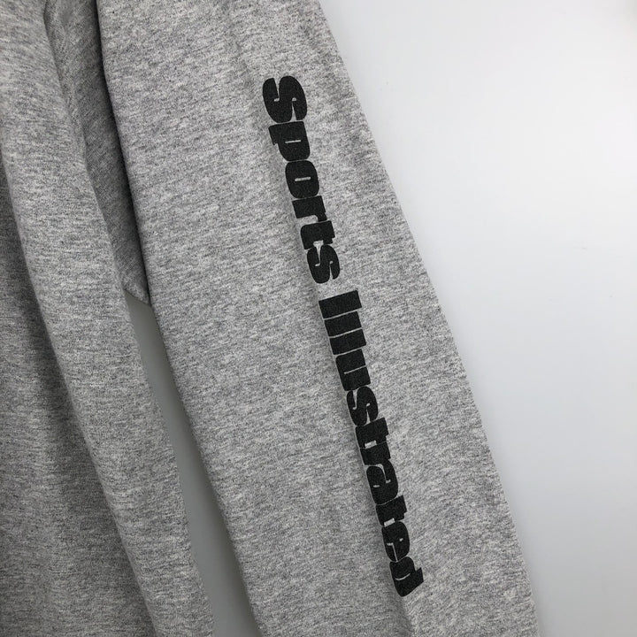 Gildan Ultra Cotton NFL Los Angeles Raiders Long Sleeve T-Shirt, Men's Size XL cotton gray type Vintage Second Hand