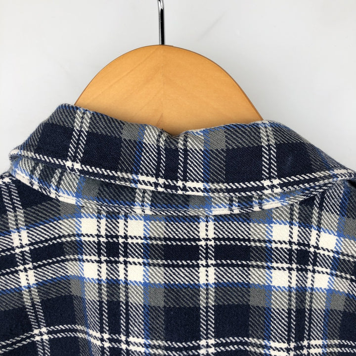 Field and Stream Original Outfitter Long Sleeve Flannel Check Shirt, Men's Size L unclear navy blue type Vintage Second Hand